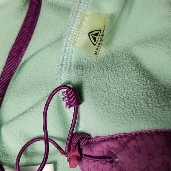 Women's Firefly Fleece Lined Hooded Jacket Size M Full Zip Fleece - Picture 8 of 9